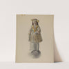 Pa. German Chalkware Bloomer Girl by Mina Lowry