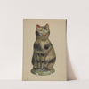 Pa. German Chalkware Cat by Mina Lowry