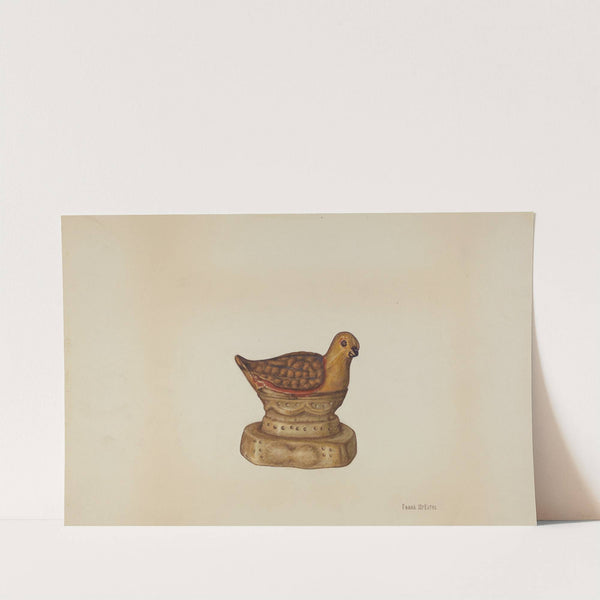 Pa. German Chalkware Chicken by Frank McEntee