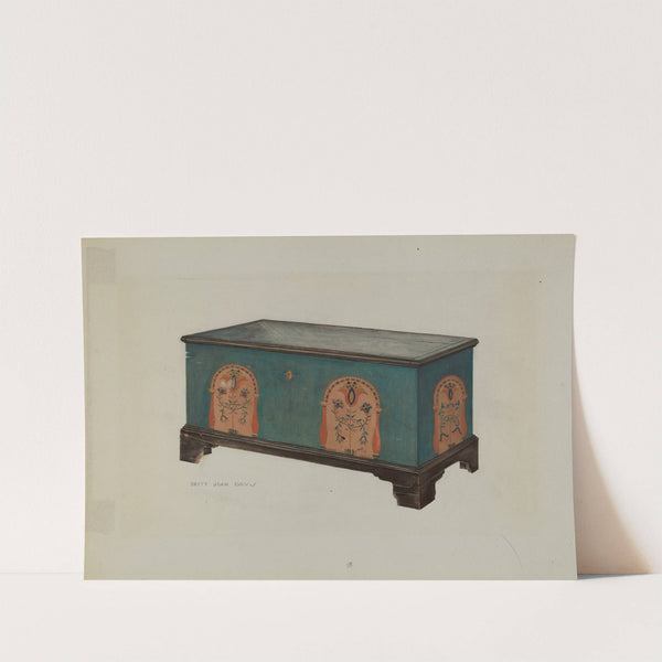 Pa. German Chest (c. 1938) by Betty Jean Davis