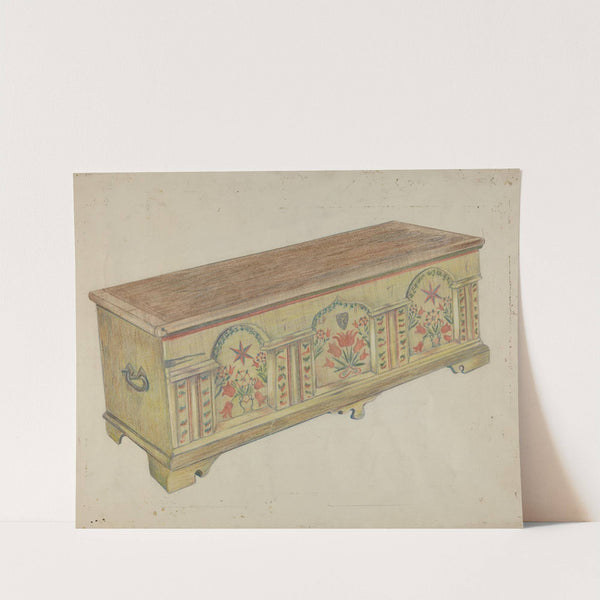 Pa. German Chest by American 20th Century