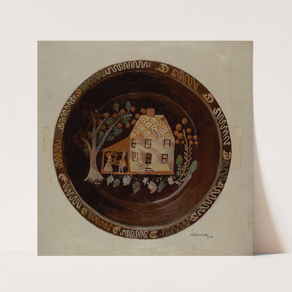 Pa. German Deep Dish (1938) by Eugene Shellady