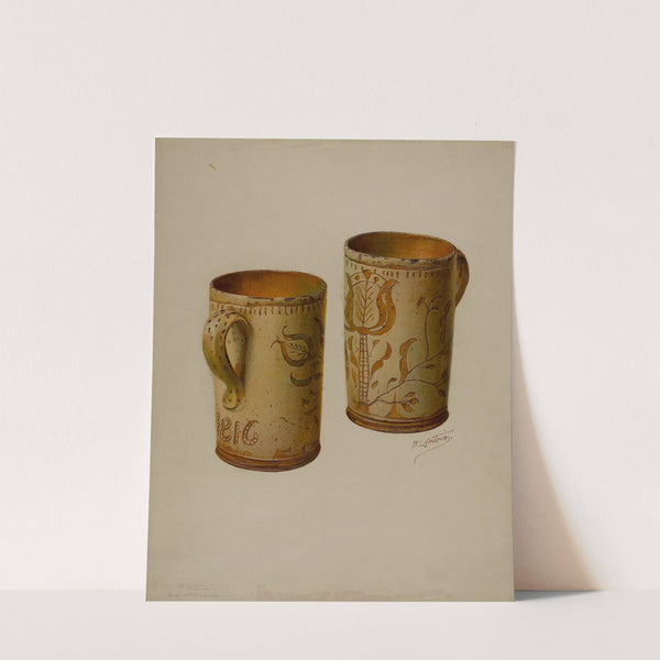 Pa. German Drinking Mug by William L. Antrim