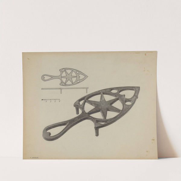 Pa. German Flat-iron Holder by Philip Johnson