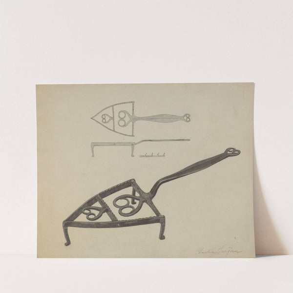 Pa. German Flat-iron Holder by Charles Garjian