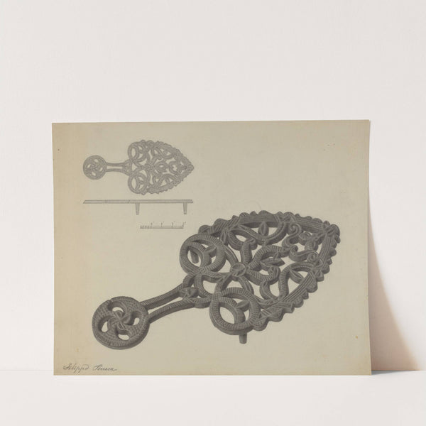 Pa. German Flat-iron Holder by Filippo Porreca