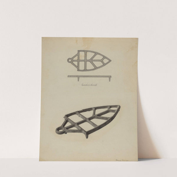 Pa. German Flat-iron Holder by Albert Taxson