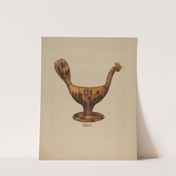 Pa. German Gravy Boat by Elmer G. Anderson