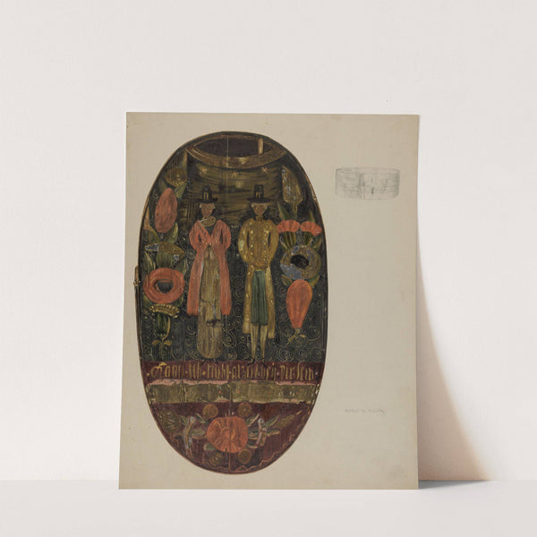 Pa. German Hat Box by Eugene C. Miller