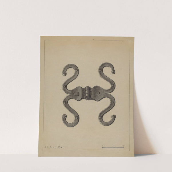 Pa. German Hinge by Mildred Ford