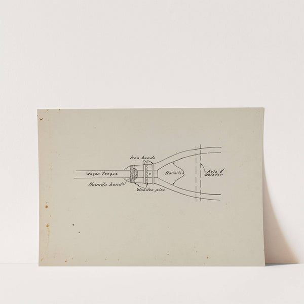 Pa. German Hound's Band from Conestoga Wagon by Jacob Lipkin