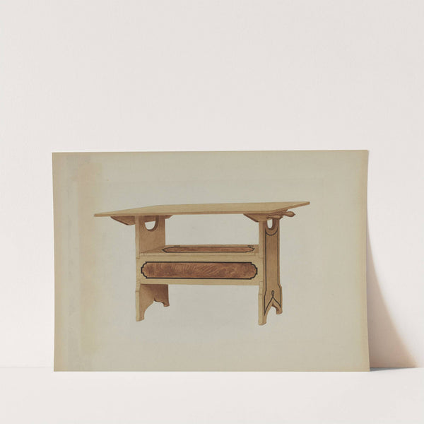 Pa. German Hutch Table by Rex F. Bush
