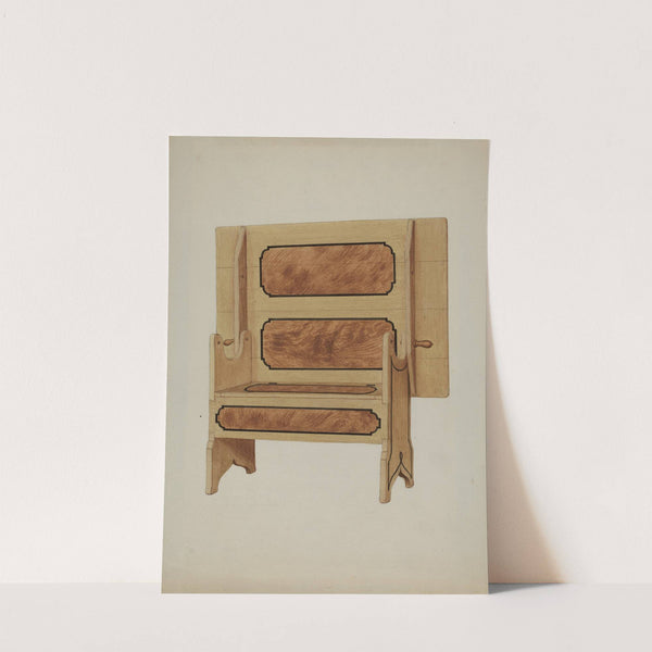 Pa. German Hutch Table by Rex F. Bush