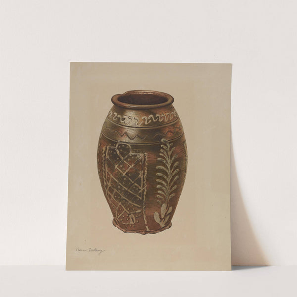 Pa. German Jar by Aaron Fastovsky