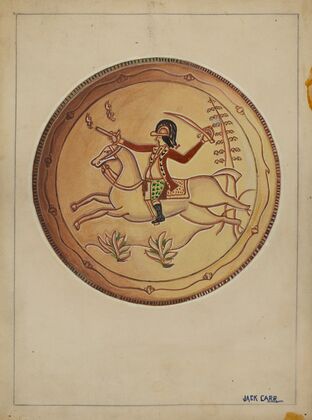 Pa. German Pie Plate