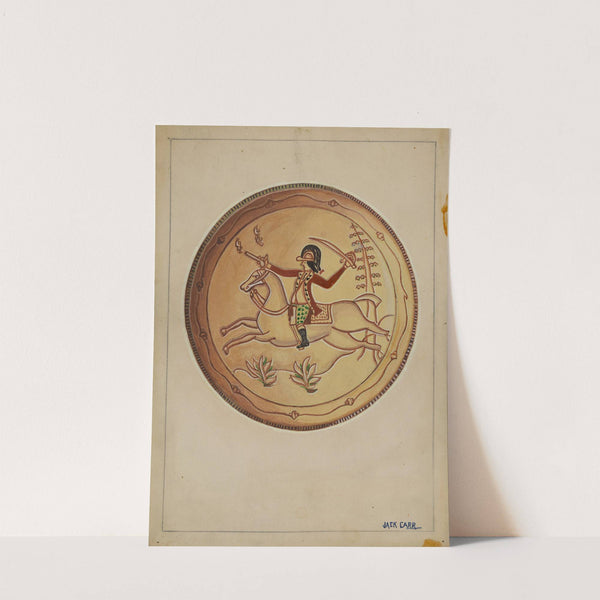 Pa. German Pie Plate by Jack Carr