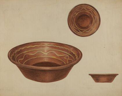 Pa. German Pie Plate