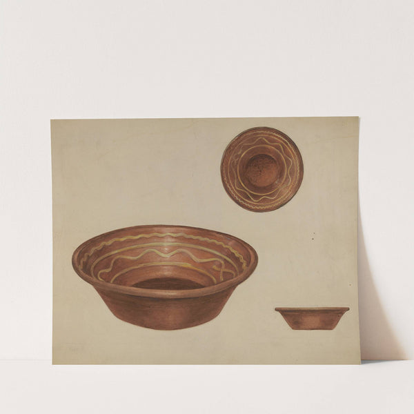 Pa. German Pie Plate by Mina Lowry