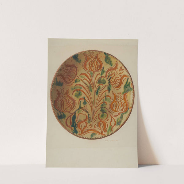 Pa. German Plate by Carl Strehlau