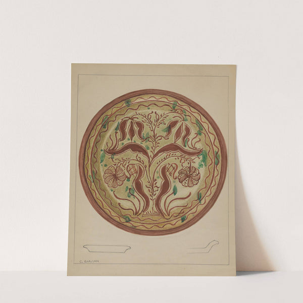 Pa. German Plate by Charles Garjian