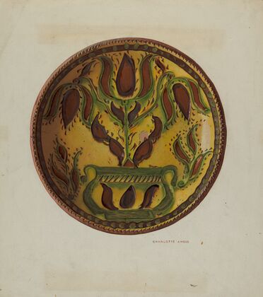 Pa. German Plate — size preview