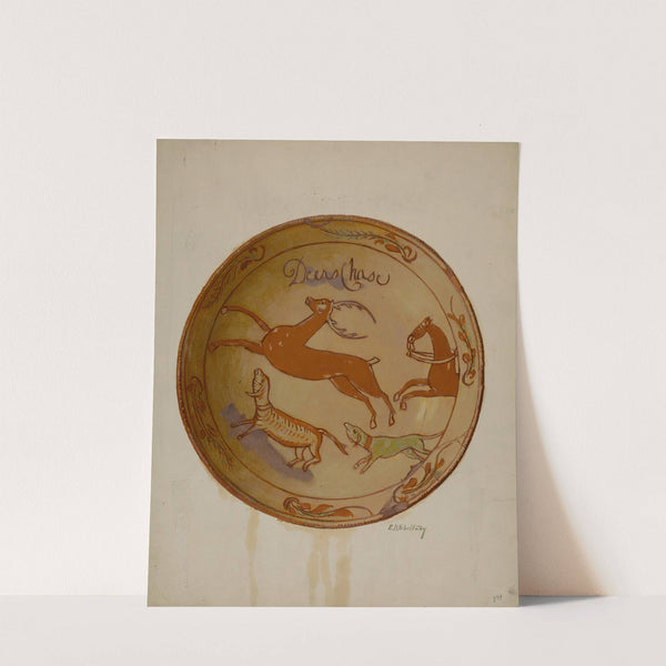 Pa. German Plate (1935-1942) by Eugene Shellady