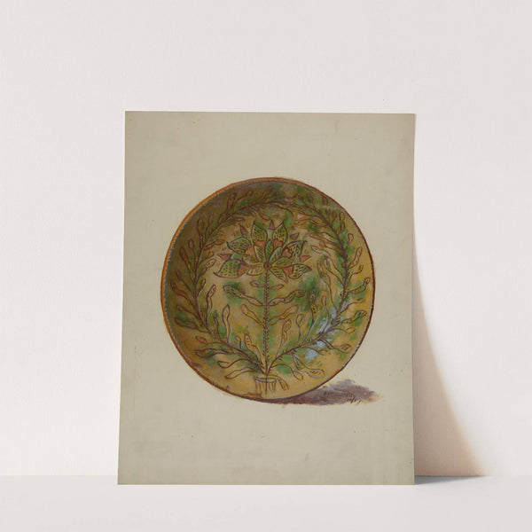 Pa. German Plate by Eugene Shellady