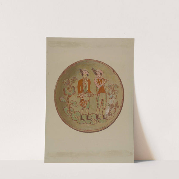 Pa. German Plate by Eugene Shellady