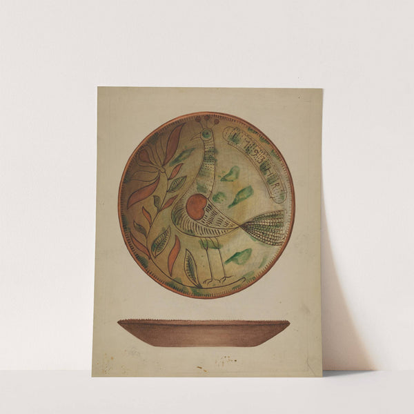 Pa. German Plate by Hedwig Emanuel