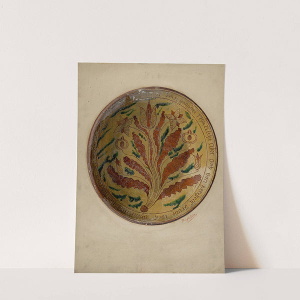 Pa. German Plate by William L. Antrim