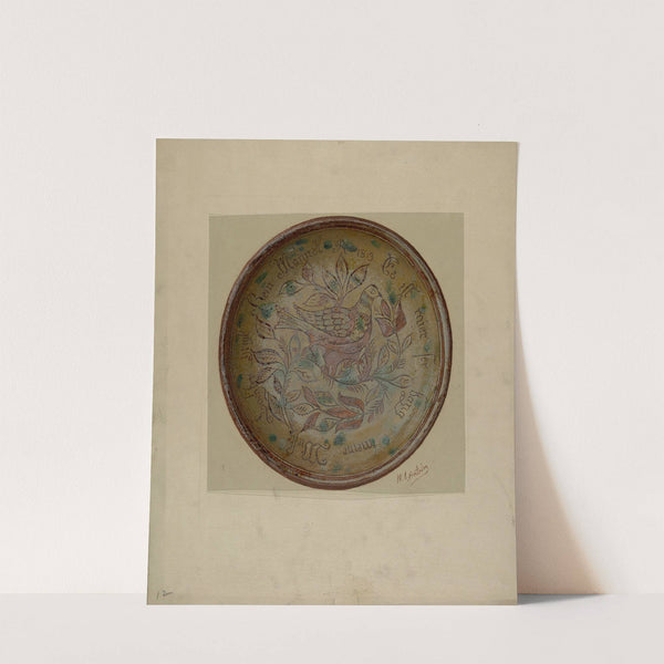 Pa. German Plate by William L. Antrim
