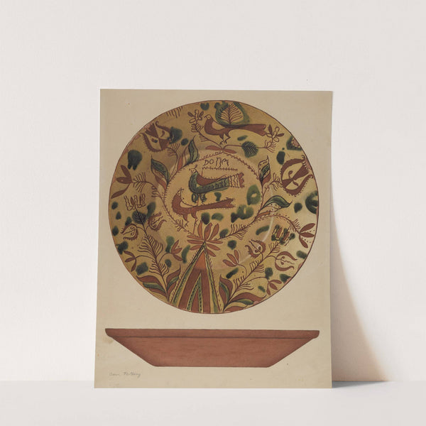 Pa. German Plate by Aaron Fastovsky