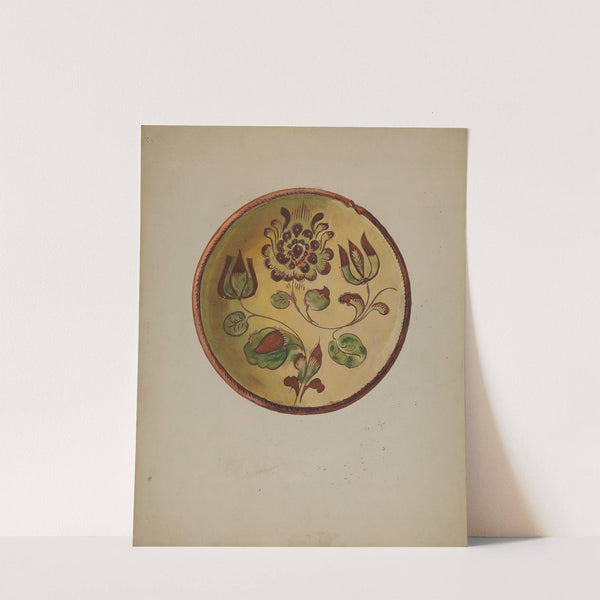 Pa. German Plate by Albert Levone