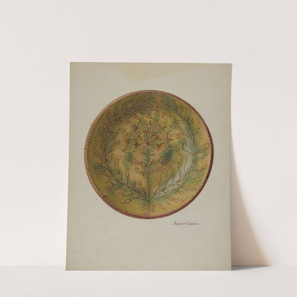 Pa. German Plate by Albert Levone