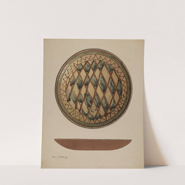 Pa. German Plate by Aaron Fastovsky