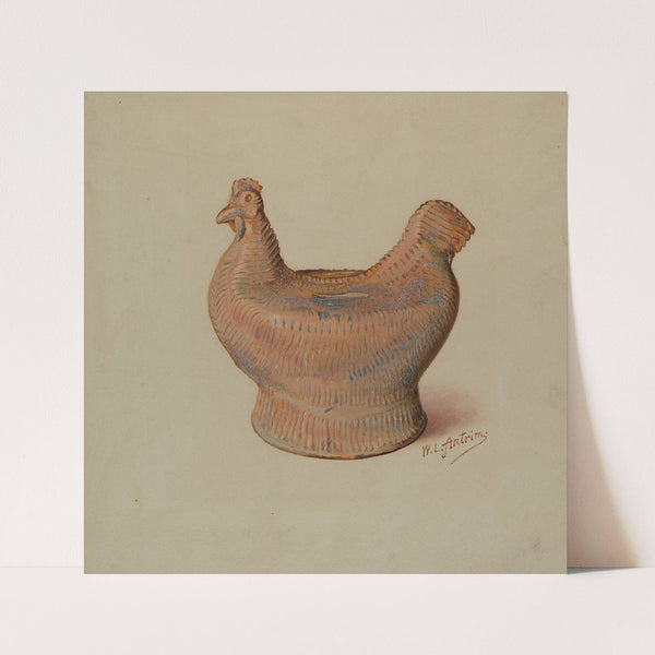 Pa. German Pottery Bank by William L. Antrim