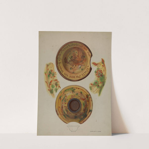 Pa. German Shaving Basin by Charlotte Angus