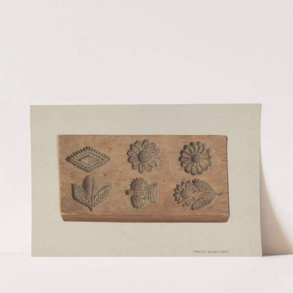 Pa. German Springerle Board by Fritz Boehmer