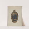 Pa. German Stoneware Flask by Beverly Chichester