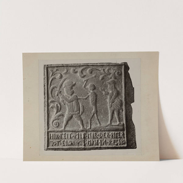 Pa. German Stove Plate by Charles Von Urban