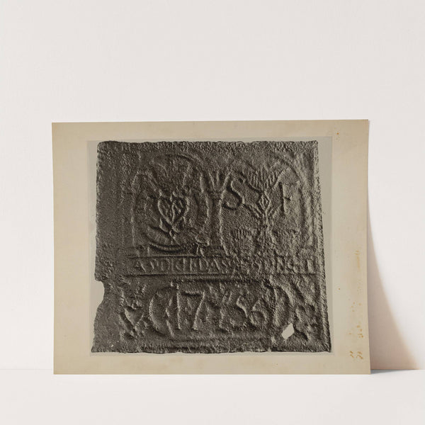 Pa. German Stove Plate by Charles Von Urban