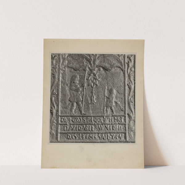 Pa. German Stove Plate by Charles Von Urban