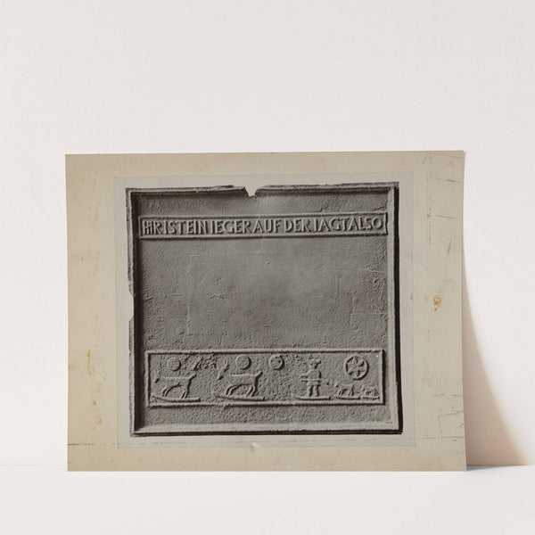 Pa. German Stove Plate by Charles Von Urban