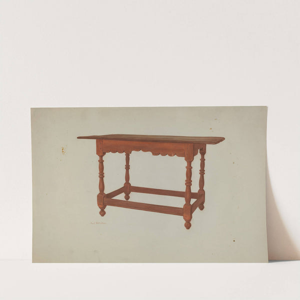 Pa. German Table by Carl Strehlau