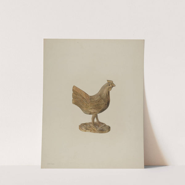Pa. German Toy Hen (c. 1939) by Hester Duany