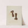 Pa. German Treen Double Butter Stamp by Archie Thompson