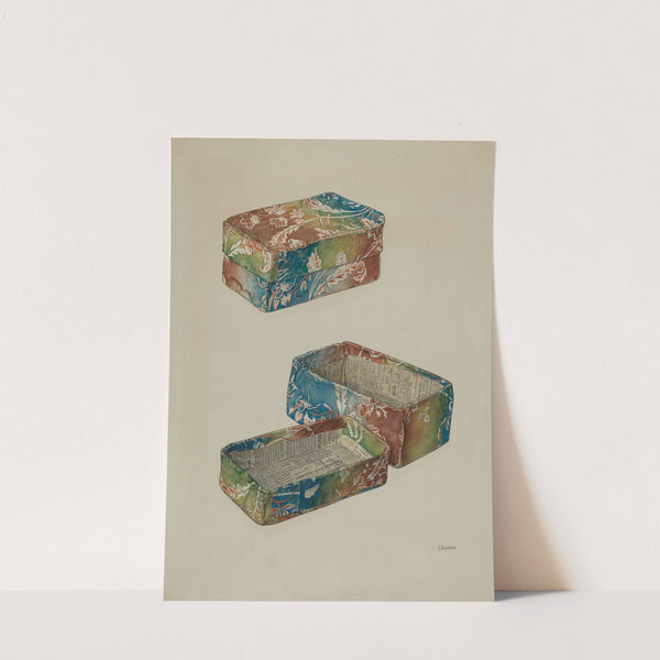 Pa. German Wallpaper Box by Edward W. Buechner