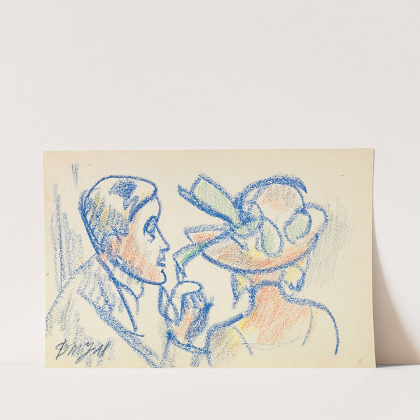 Paar im Gespräch by Dorothea Maetzel-Johannsen