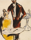 Paar (Szene im Café)