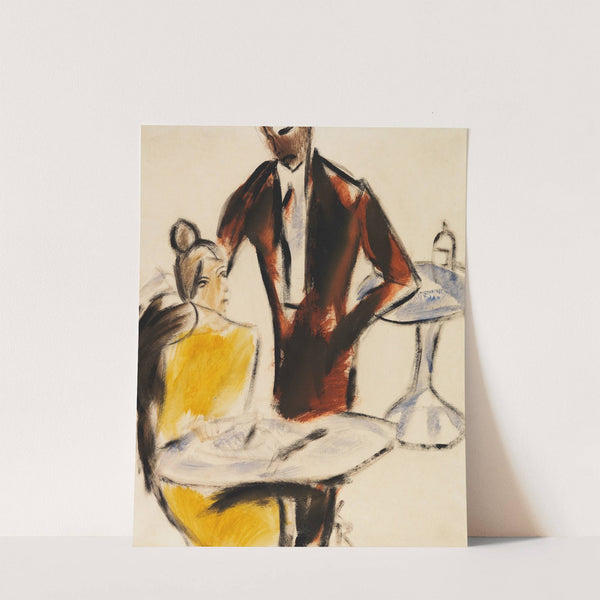 Paar (Szene im Café) (1912) by Christian Rohlfs